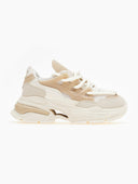Sneakers chunky με σχέδιο - Μπεζ - thefashionproject.gr - Ideal shoes