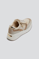 Sneakers chunky σε συνδυασμό υλικών Xti 143896 - Μπεζ - thefashionproject.gr - Xti Footwear