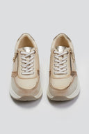 Sneakers chunky σε συνδυασμό υλικών Xti 143896 - Μπεζ - thefashionproject.gr - Xti Footwear