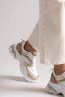 Sneakers chunky σε συνδυασμούς υλικών ERYNN - Λευκό - thefashionproject.gr - ERYNN