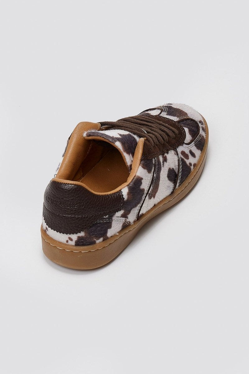 Sneakers CORINA Animal Print - Brown Cow Pony - thefashionproject.gr - CORINA