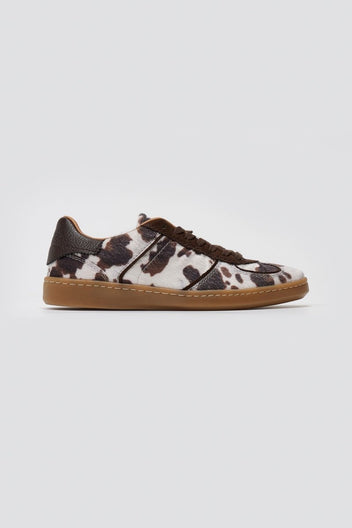 Sneakers CORINA Animal Print - Brown Cow Pony - thefashionproject.gr - CORINA