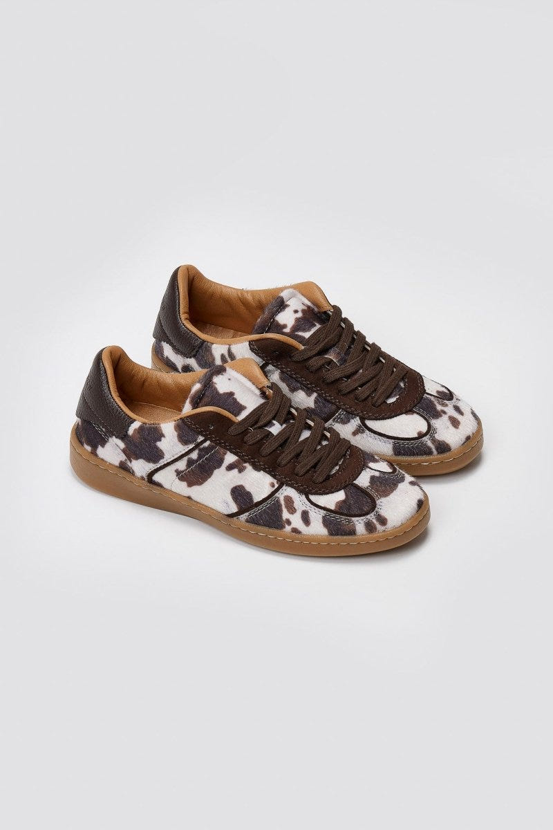 Sneakers CORINA Animal Print - Brown Cow Pony - thefashionproject.gr - CORINA