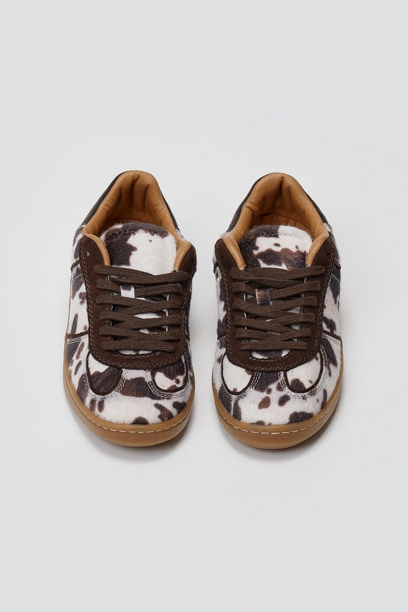 Sneakers CORINA Animal Print - Brown Cow Pony - thefashionproject.gr - CORINA