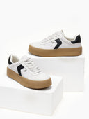 Sneakers flatforms με διχρωμία Xti 142953 - Πάγου - thefashionproject.gr - Xti Footwear