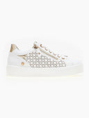 Sneakers flatforms με φερμουάρ Xti 142229 - Λευκό - thefashionproject.gr - Xti Footwear