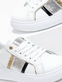 Sneakers flatforms με glitter - Μαύρο - thefashionproject.gr - ERYNN