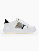 Sneakers flatforms με glitter - Μαύρο - thefashionproject.gr - ERYNN