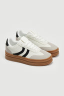 Sneakers flatforms με ψηλή σόλα ERYNN - Πάγου - thefashionproject.gr - ERYNN