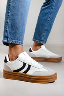 Sneakers flatforms με ψηλή σόλα ERYNN - Πάγου - thefashionproject.gr - ERYNN