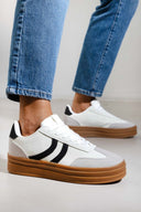 Sneakers flatforms με ψηλή σόλα ERYNN - Πάγου - thefashionproject.gr - ERYNN