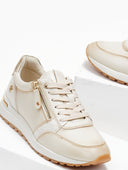 Sneakers με ανάγλυφο pattern Xti 143202 - Μπεζ - thefashionproject.gr - Xti Footwear