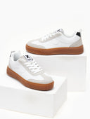 Sneakers με διχρωμία Xti 143181 - Λευκό - thefashionproject.gr - Xti Footwear