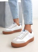 Sneakers με διχρωμία Xti 143181 - Λευκό - thefashionproject.gr - Xti Footwear