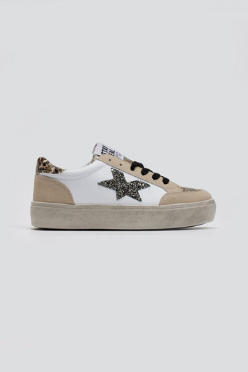 Sneakers με γκλίτερ ERYNN - Μπεζ - thefashionproject.gr - ERYNN