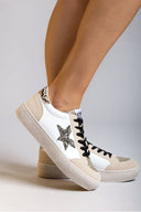 Sneakers με γκλίτερ ERYNN - Μπεζ - thefashionproject.gr - ERYNN