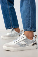 Sneakers με glitter και printERYNN - Ασημί - thefashionproject.gr - JUUD