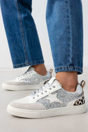 Sneakers με glitter και printERYNN - Ασημί - thefashionproject.gr - JUUD