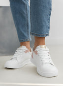 Sneakers με glitter λεπτομέρεια ERYNN - Λευκό/Ροζ - thefashionproject.gr - ERYNN