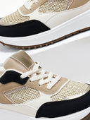 Sneakers με λεπτομέρεια ψάθα ERYNN - Μαύρο - thefashionproject.gr - ERYNN