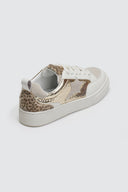 Sneakers με μεταλλικό χρώμα ERYNN - Χρυσό - thefashionproject.gr - JUUD