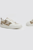 Sneakers με μεταλλικό χρώμα ERYNN - Χρυσό - thefashionproject.gr - JUUD