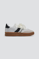 Sneakers με πέρλες και δαντέλα ERYNN - Λευκό/Μαύρο - thefashionproject.gr - ERYNN