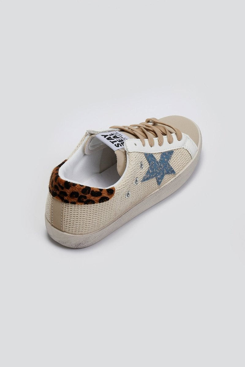 Sneakers με πλεκτό σχέδιο ERYNN - Μπεζ - thefashionproject.gr - ERYNN