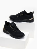 Sneakers με πλεκτό σχέδιο Xti 142452 - Μαύρο - thefashionproject.gr - Xti Footwear