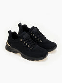 Sneakers με πλεκτό σχέδιο Xti 142452 - Μαύρο - thefashionproject.gr - Xti Footwear
