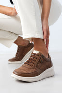 Sneakers με print Xti 143366 - Τάουπε - thefashionproject.gr - Xti Footwear