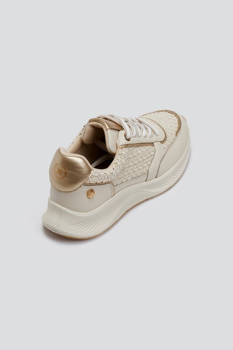 Sneakers με ψάθα Xti 143781 - Μπεζ - thefashionproject.gr - Xti Footwear