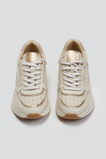 Sneakers με ψάθα Xti 143781 - Μπεζ - thefashionproject.gr - Xti Footwear