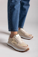 Sneakers με ψηλή σόλα ERYNN - Μπεζ - thefashionproject.gr - ERYNN