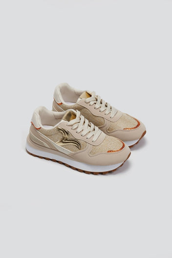 Sneakers με ψηλή σόλα ERYNN - Μπεζ - thefashionproject.gr - ERYNN