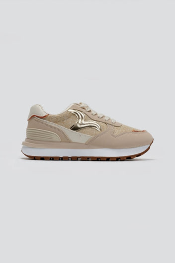 Sneakers με ψηλή σόλα ERYNN - Μπεζ - thefashionproject.gr - ERYNN