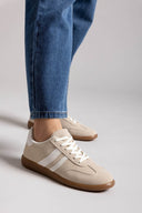 Sneakers με ρίγες ERYNN - Μπεζ - thefashionproject.gr - ERYNN