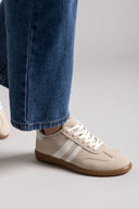 Sneakers με ρίγες ERYNN - Μπεζ - thefashionproject.gr - ERYNN