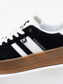 Sneakers με ρίγες Xti 143483 - Μαύρο - thefashionproject.gr - Xti Footwear
