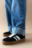 Sneakers με ρίγες Xti 143483 - Μαύρο - thefashionproject.gr - Xti Footwear
