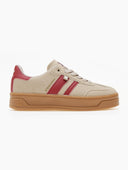 Sneakers με ρίγες Xti 143483 - Μπεζ - thefashionproject.gr - Xti Footwear