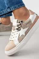 Sneakers με ύφασμα ERYNN - Τάουπε - thefashionproject.gr - JUUD
