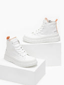 Sneakers μποτάκια πάνινα Refresh 170791 - Λευκό - thefashionproject.gr - Refresh