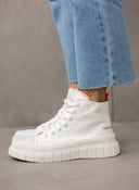 Sneakers μποτάκια πάνινα Refresh 170791 - Λευκό - thefashionproject.gr - Refresh