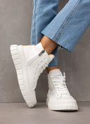 Sneakers μποτάκια πάνινα Refresh 170791 - Λευκό - thefashionproject.gr - Refresh