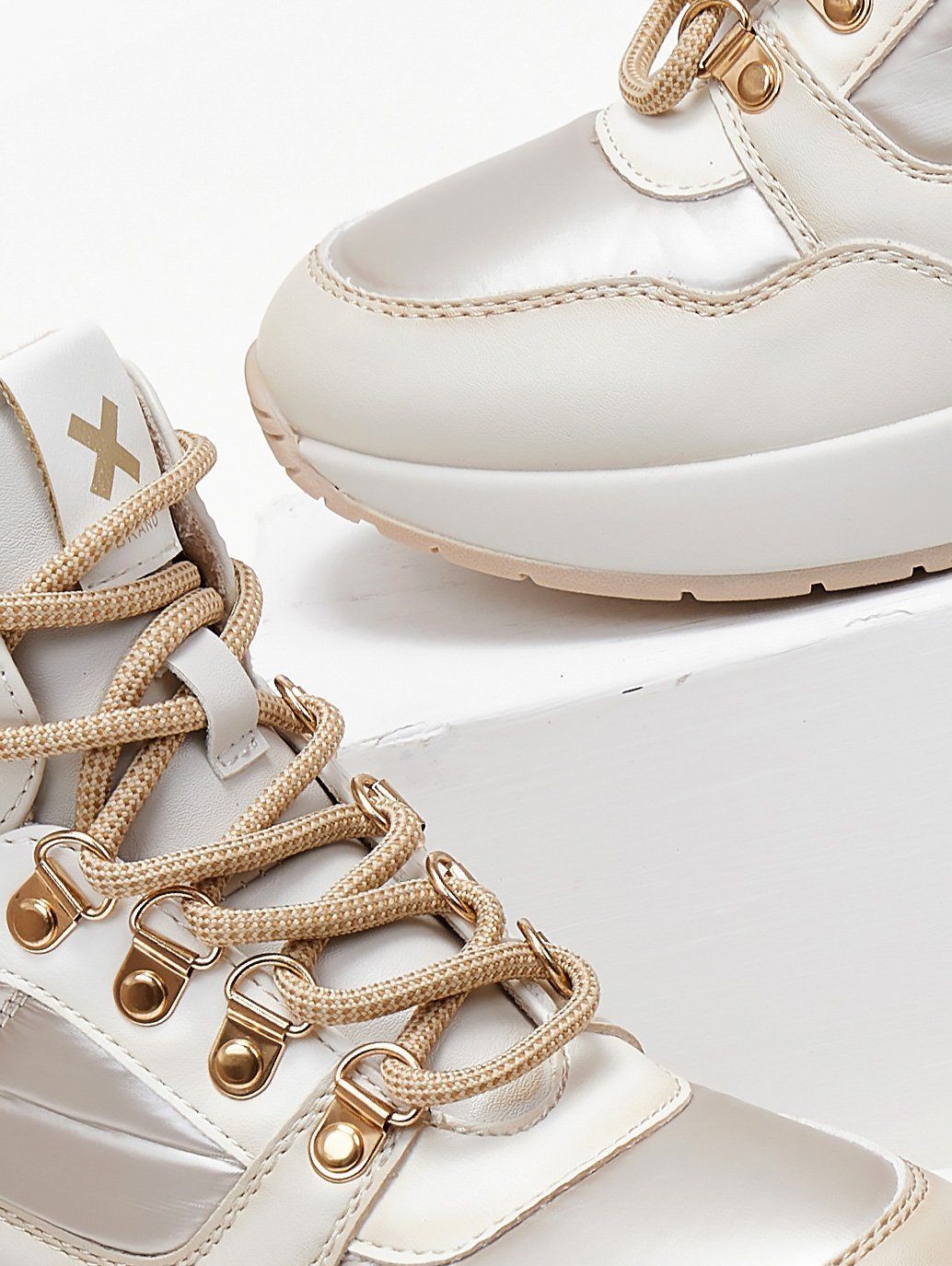 Sneakers μποτάκια Xti 142922 - Μπεζ - thefashionproject.gr - Xti Footwear