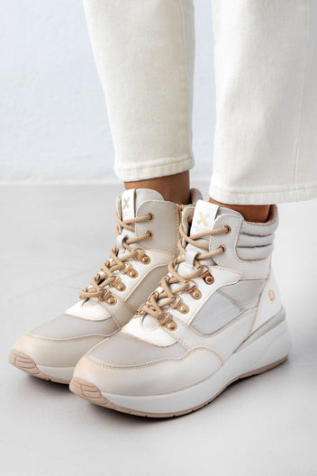 Sneakers μποτάκια Xti 142922 - Μπεζ - thefashionproject.gr - Xti Footwear