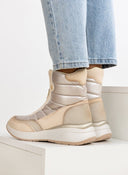 Sneakers μποτάκια Xti 143194 - Μπεζ - thefashionproject.gr - Xti Footwear - 22548003002