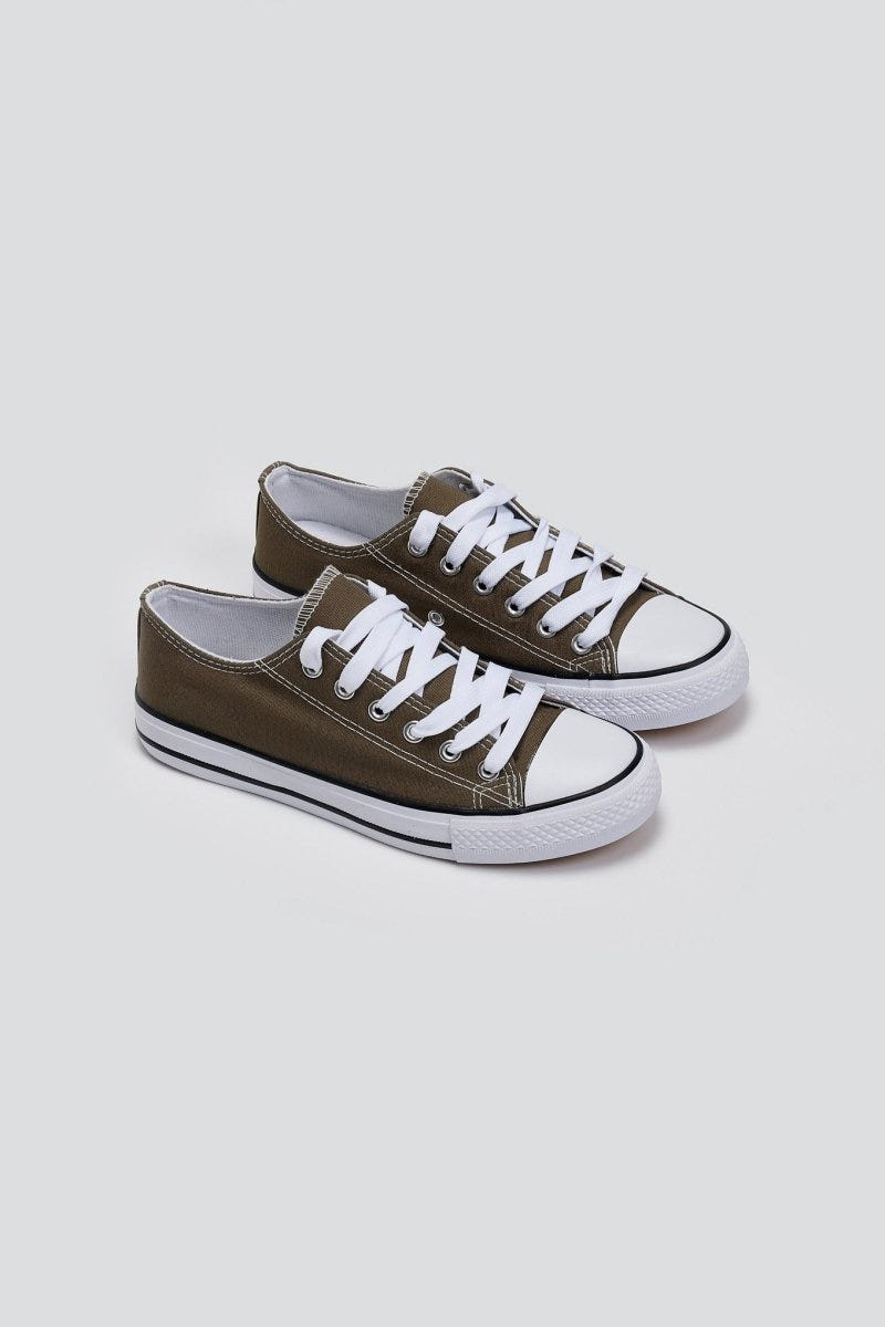 Sneakers πάνινα ERYNN - Χακί - thefashionproject.gr - ERYNN