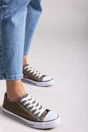 Sneakers πάνινα ERYNN - Χακί - thefashionproject.gr - ERYNN